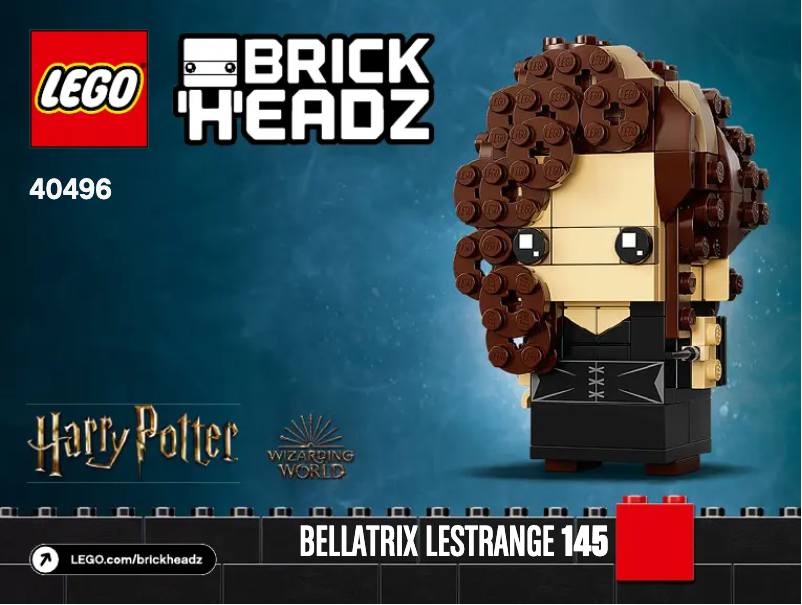 Page 1 de la notice Manuel utilisateur Lego Bricheadz 40496