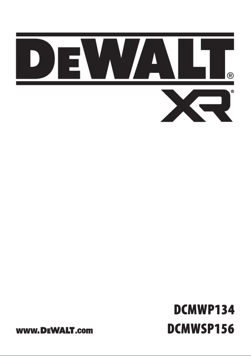 Image de la première page du manuel de l'appareil DCMWSP156