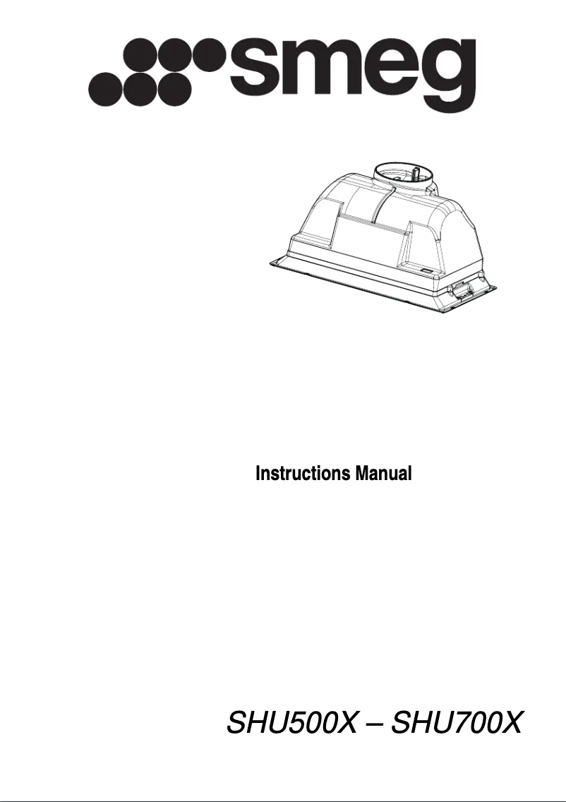 Page n°1 - Manuel utilisateur Smeg SHU700X