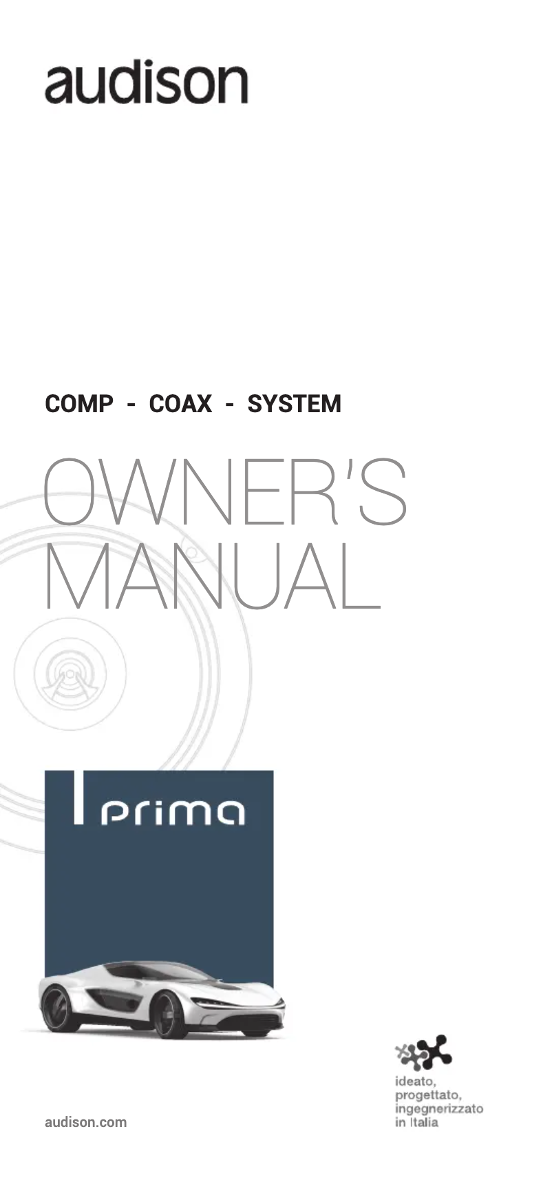 Image de la première page du manuel de l'appareil Prima APK 163