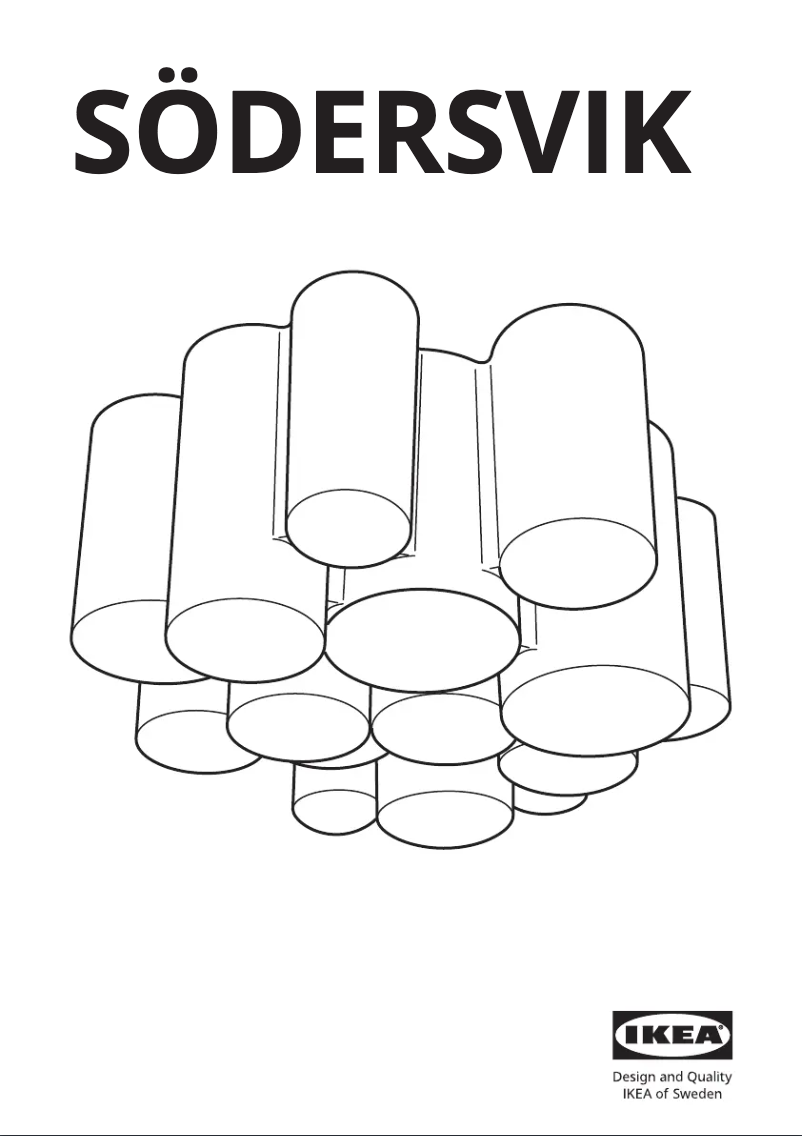 Page 1 de la notice Manuel utilisateur Ikea SÖDERSVIK 304.562.20