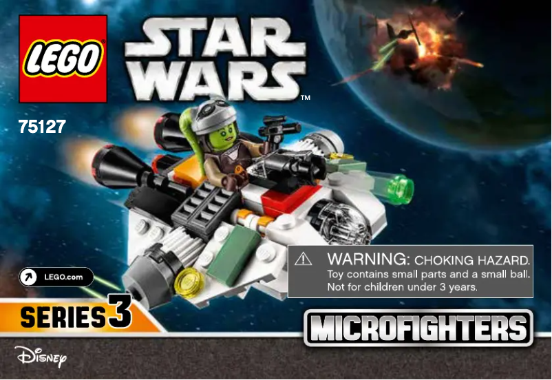 Image de la première page du manuel de l'appareil Star Wars 75127