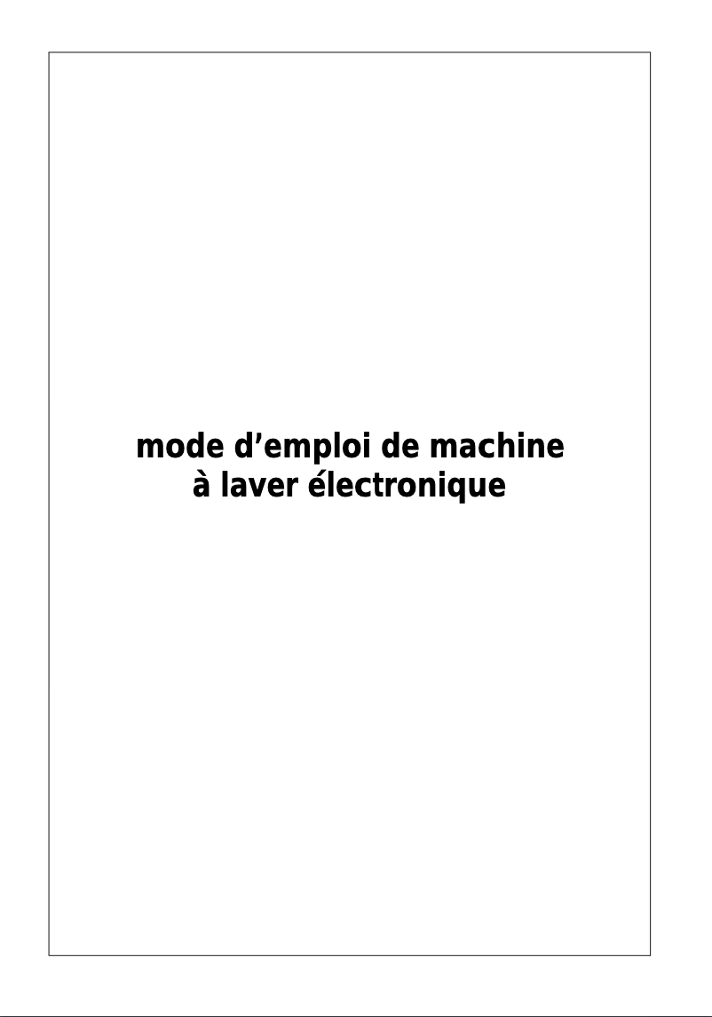 Image de la première page du manuel de l'appareil CL1252BK