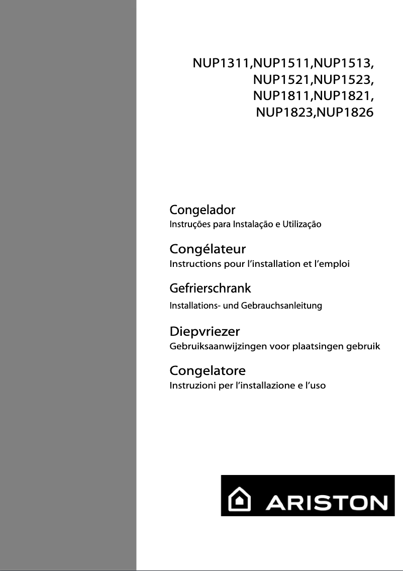 Page n°1 - Manuel utilisateur Ariston Thermo NUP1511