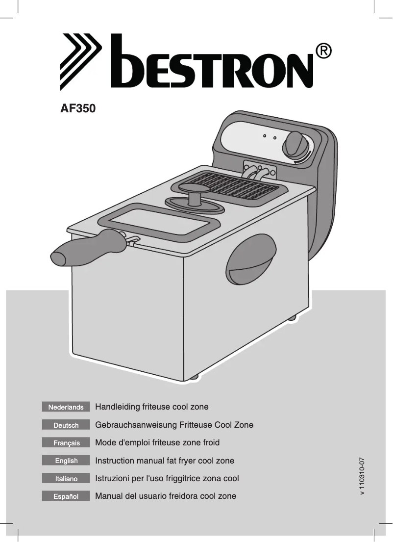 Page n°1 - Manuel utilisateur Bestron AF350
