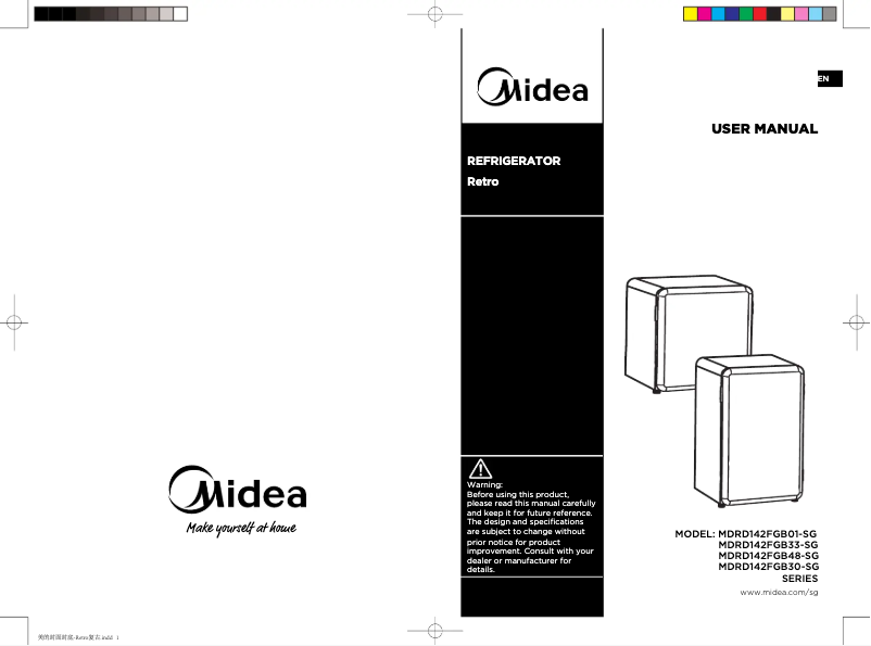 Image de la première page du manuel de l'appareil MDRD142FGB01-SG