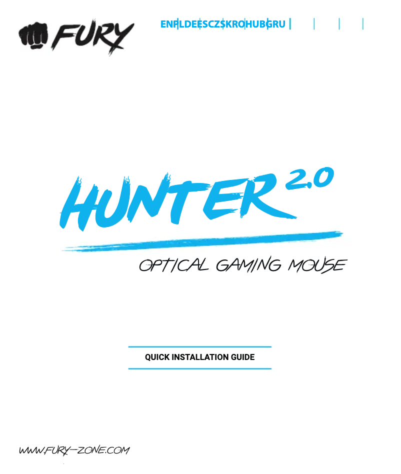 Image de la première page du manuel de l'appareil Fury