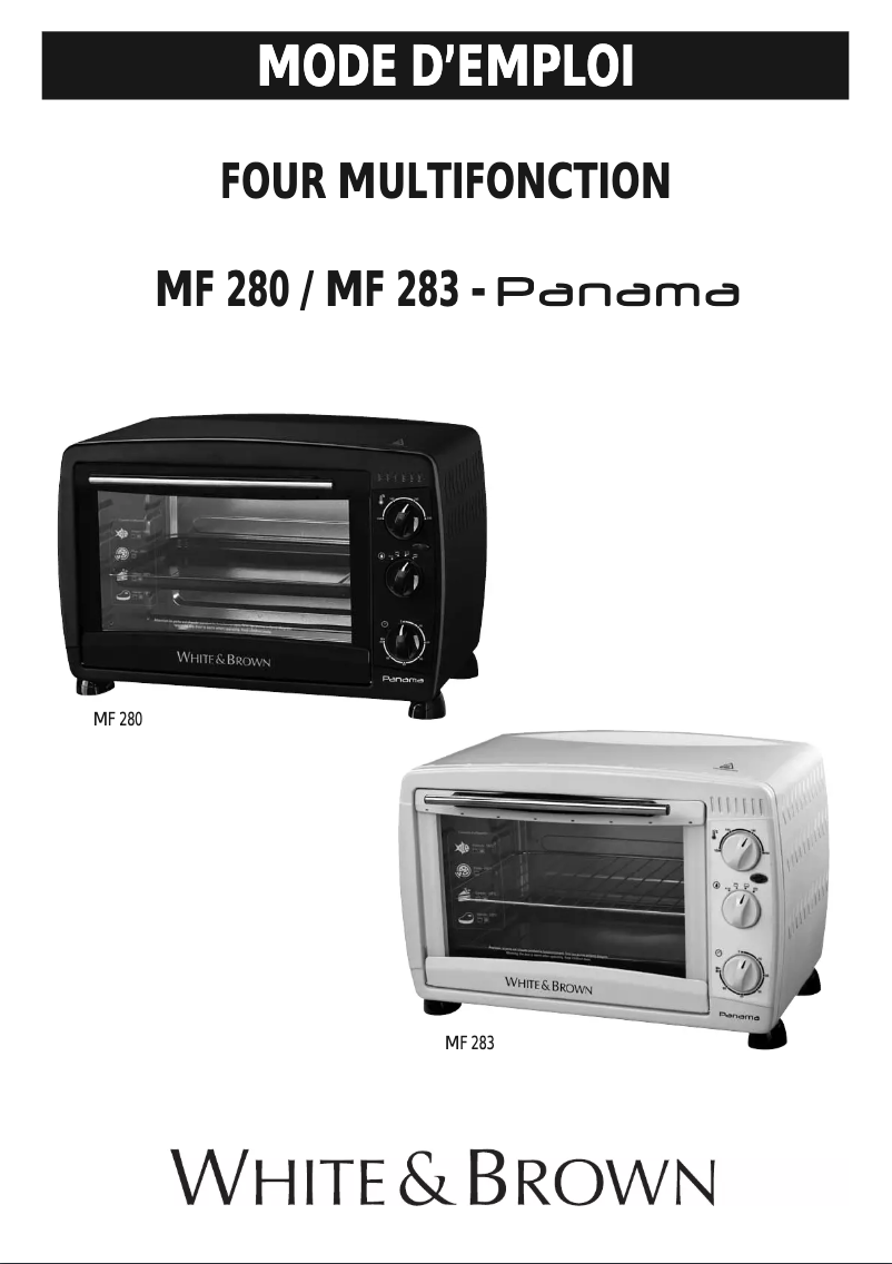 Image de la première page du manuel de l'appareil MF 283