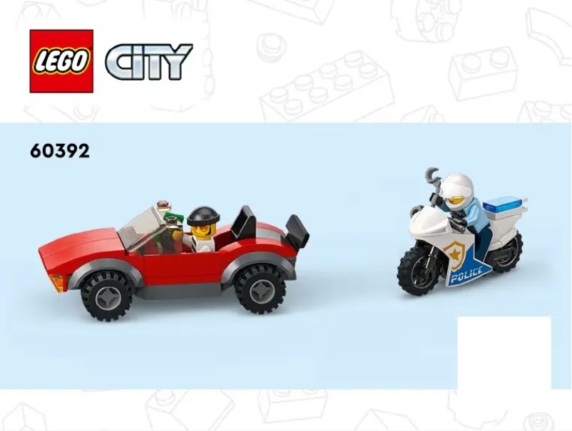 Page n°1 - Manuel utilisateur Lego City 60392