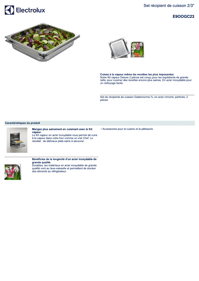 Image de la première page du manuel de l'appareil E9OOGC23