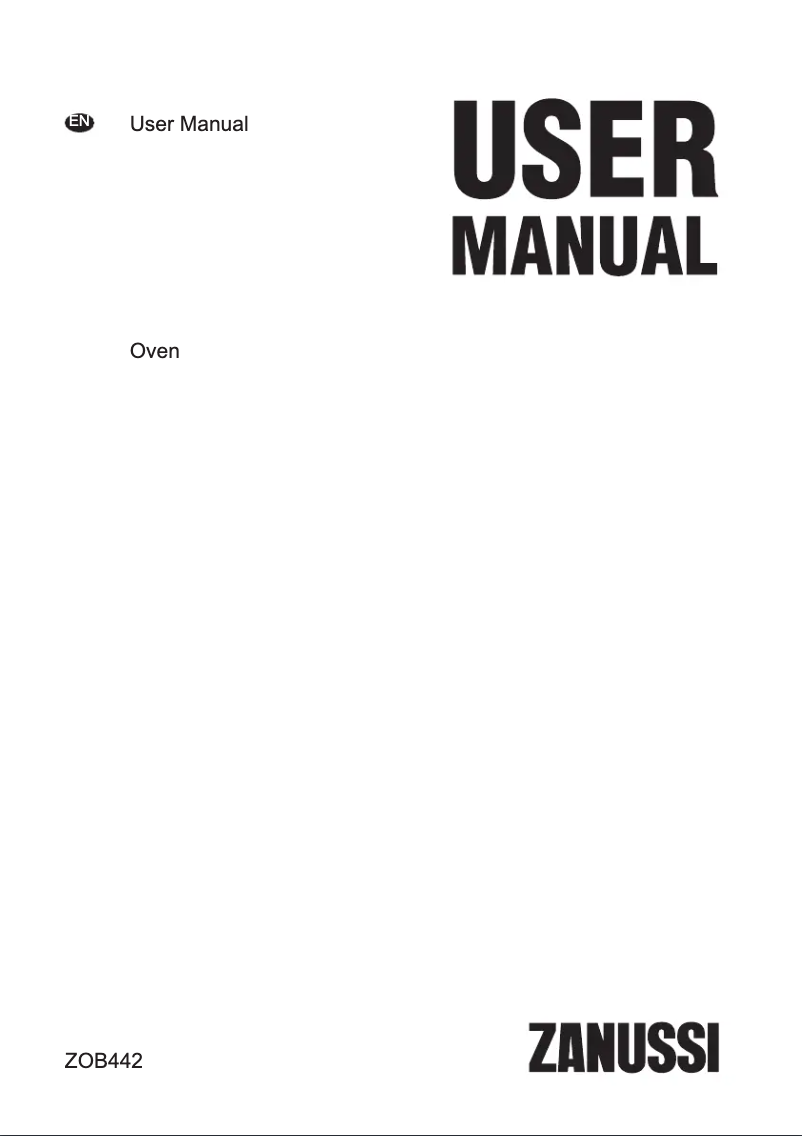 Page n°1 - Manuel utilisateur Zanussi ZOB442X