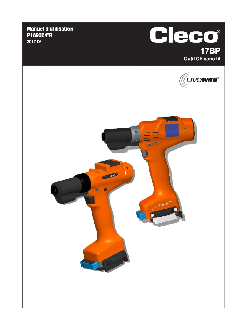 Image de la première page du manuel de l'appareil 17BPYPB05QL