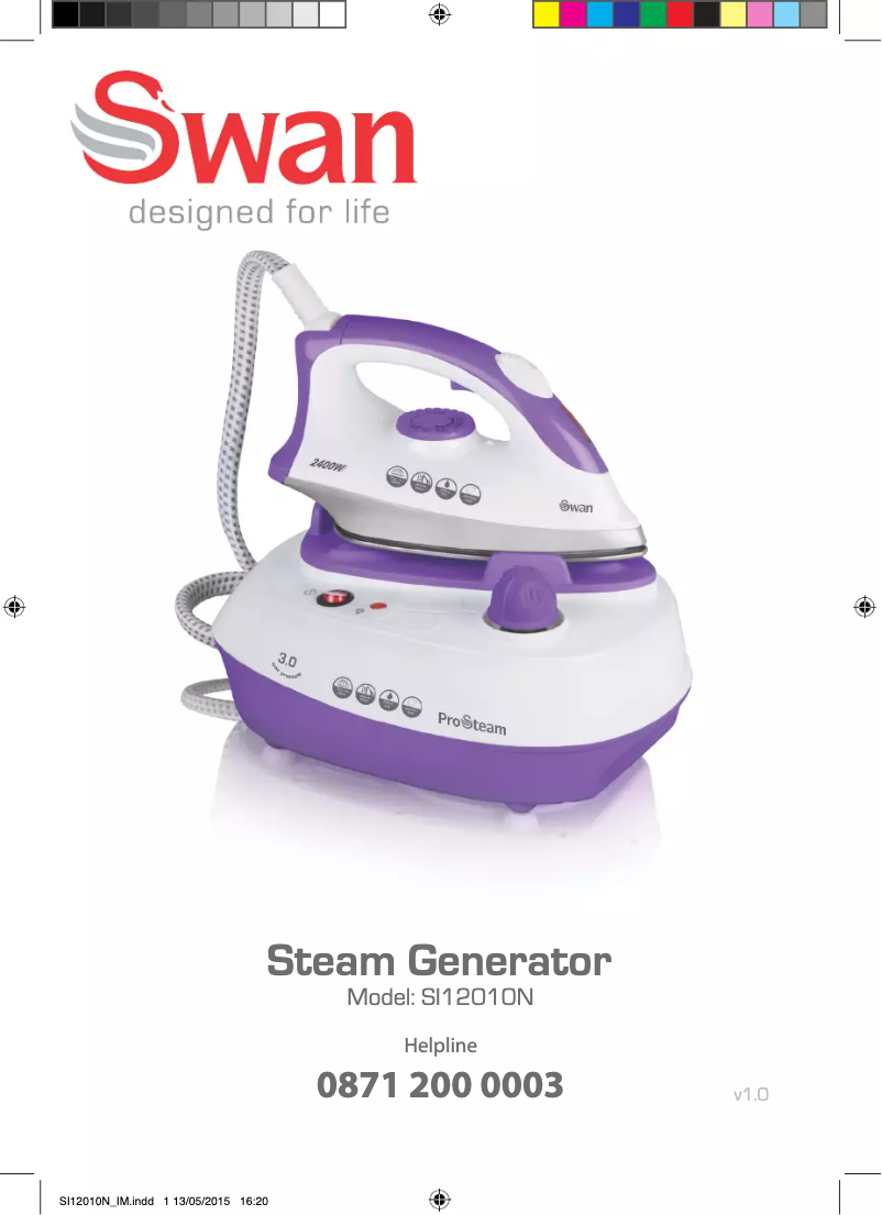 Page 1 de la notice Manuel utilisateur Swan SI12010N