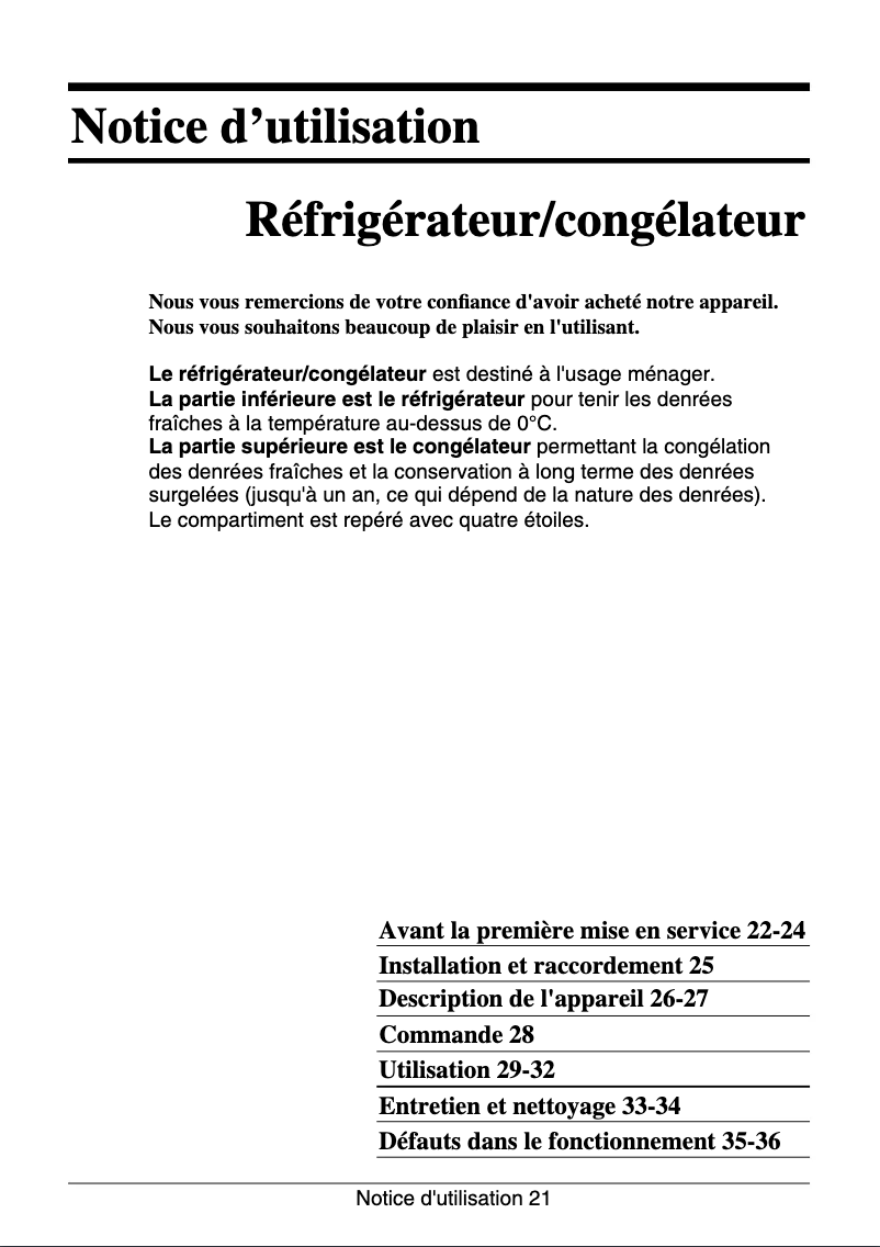 Página 1 del manual Manual de usuario Smeg FI 227 B