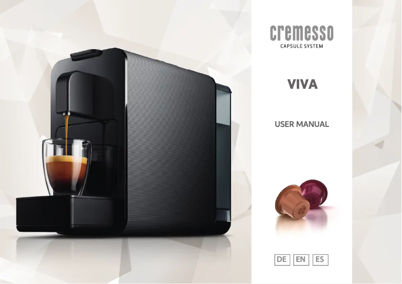 Page n°1 - Manuel utilisateur Cremesso VIVA B6