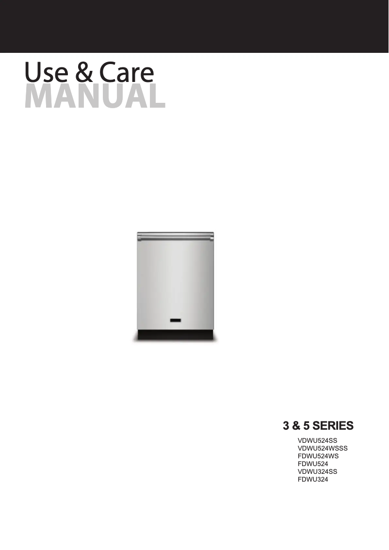 Image de la première page du manuel de l'appareil FDWU324