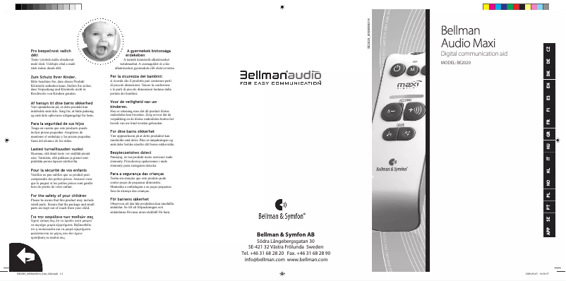 Page n°1 - Manuel utilisateur Bellman Audio Maxi BE2020