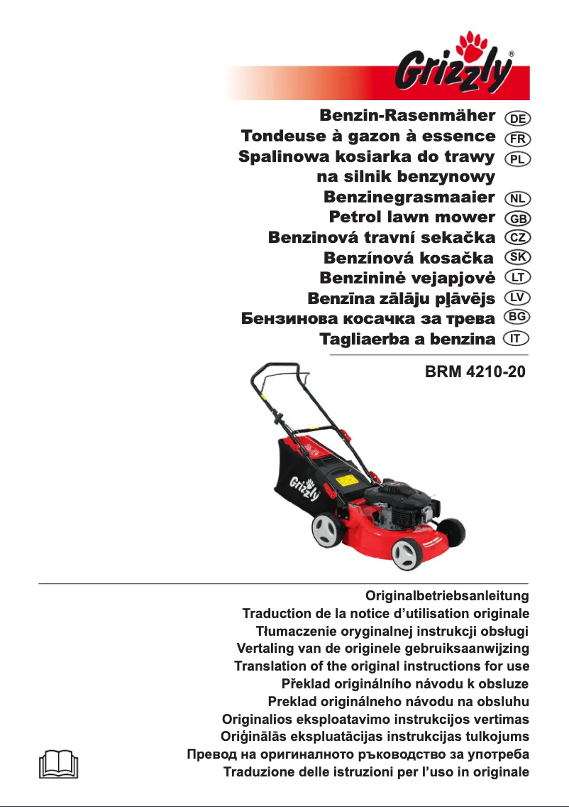 Page n°1 - Manuel utilisateur Grizzly BRM 4210-20