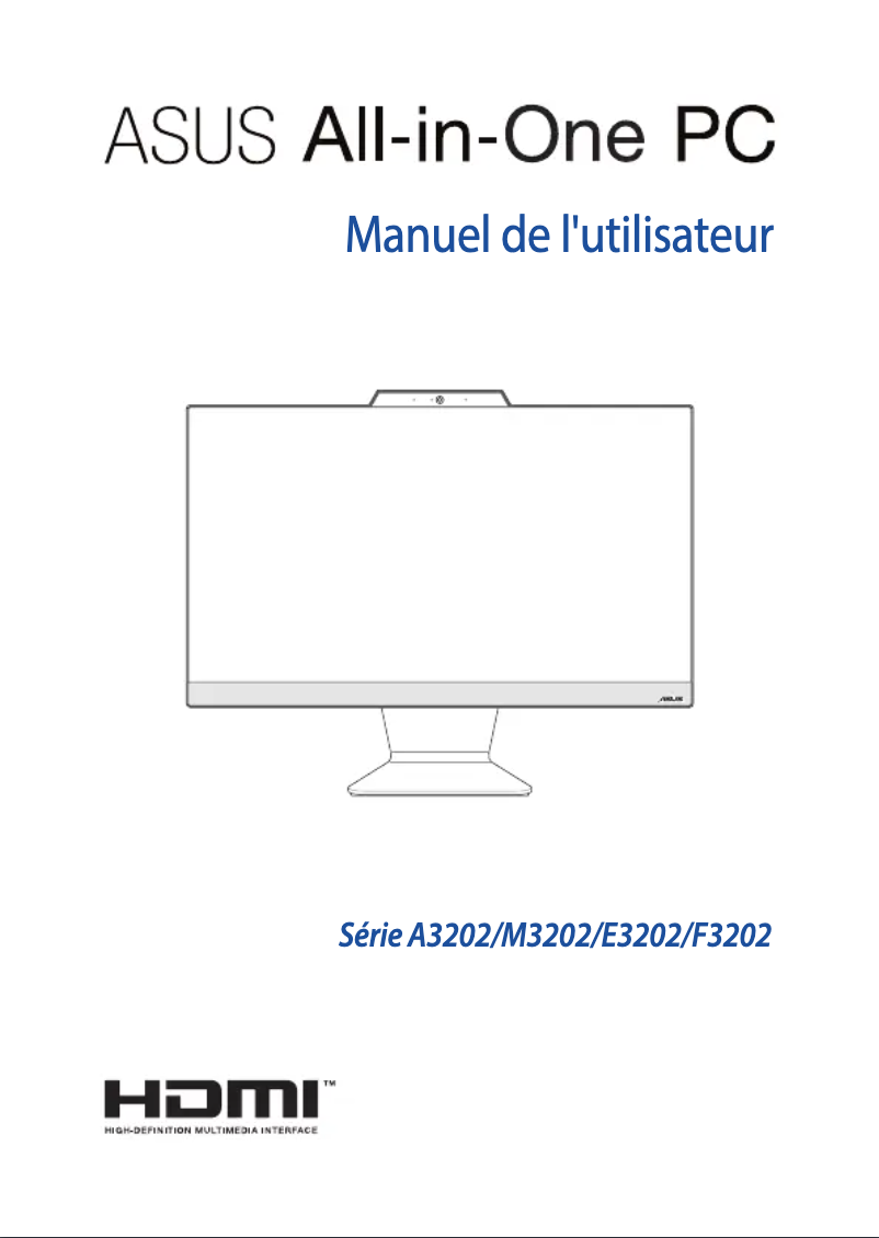 Page 1 de la notice Manuel utilisateur Asus A3202