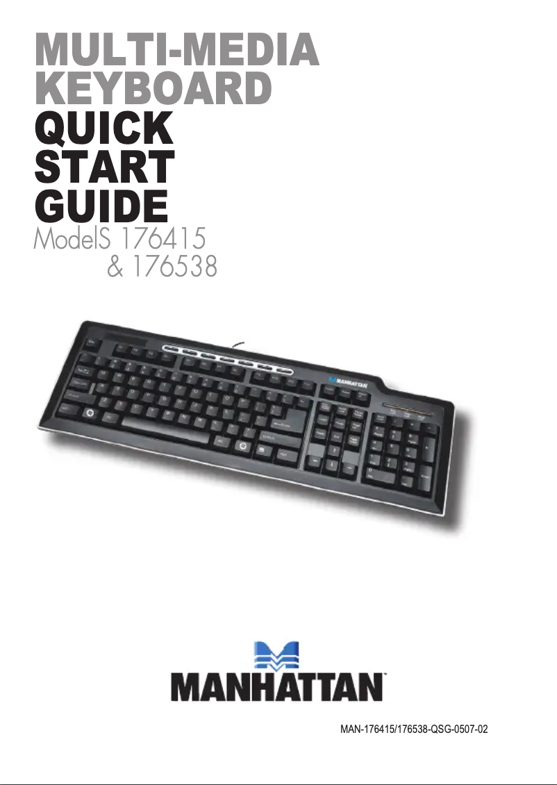 Page n°1 - Manuel utilisateur Manhattan 176538