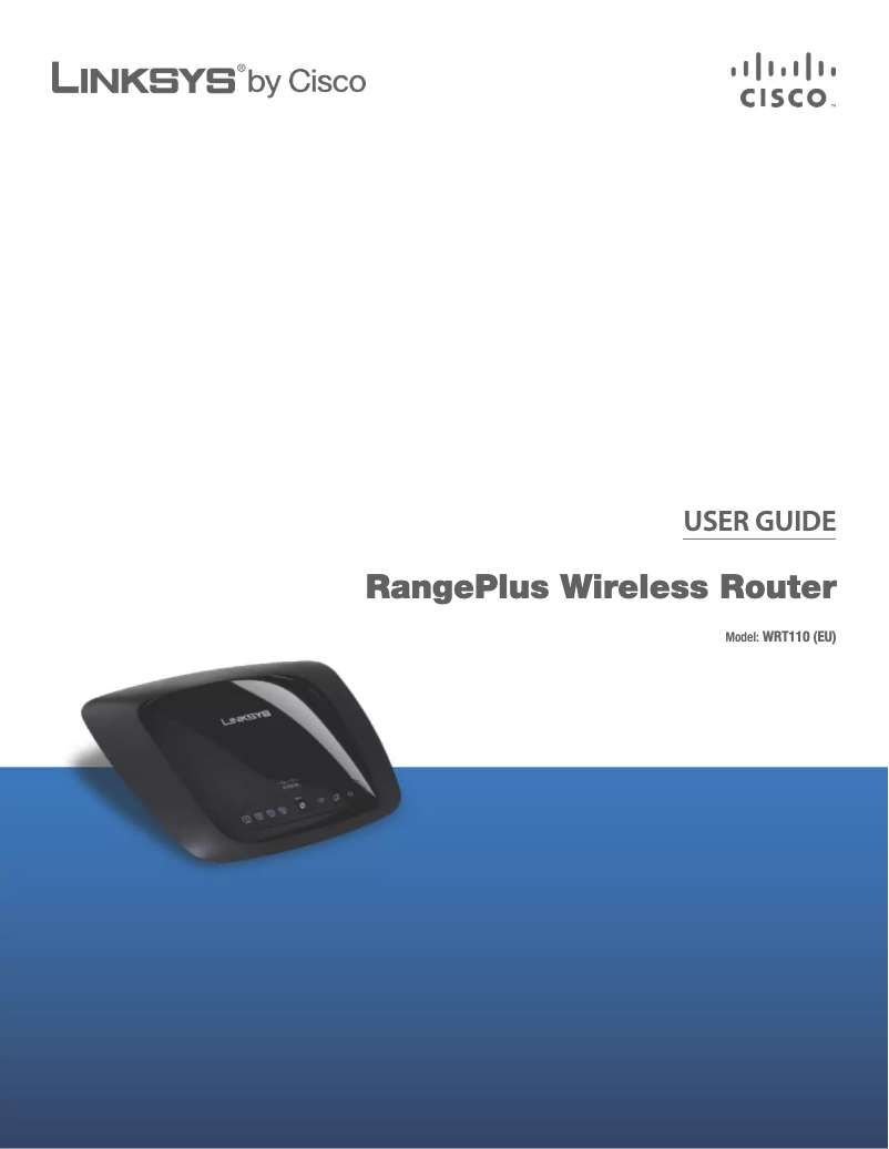 Page 1 de la notice Manuel utilisateur Linksys RangePlus WRT110