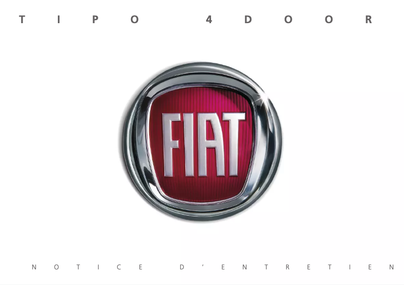 Page 1 de la notice Manuel utilisateur Fiat Tipo (2016)