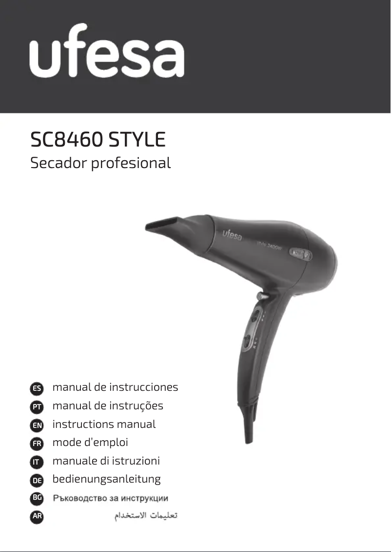 Image de la première page du manuel de l'appareil Style