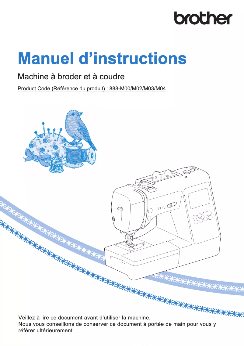 Image de la première page du manuel de l'appareil Innov-is M280D