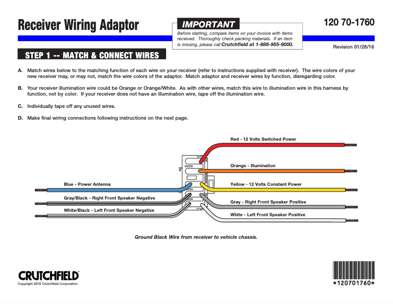 Page n°1 - Manuel utilisateur Metra 70-1760