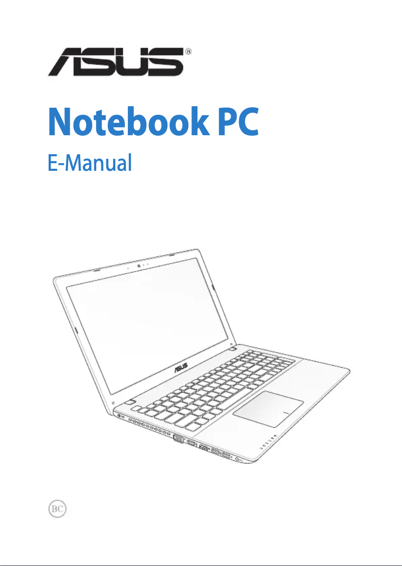 Page 1 de la notice Manuel utilisateur Asus K550JX