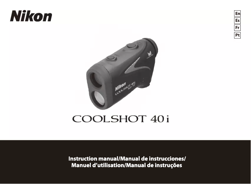 Page 1 de la notice Manuel utilisateur Nikon CoolShot 40i