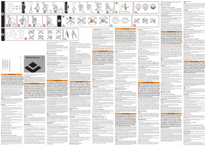 Page 1 de la notice Manuel utilisateur Black Diamond BD620072YELOALL1