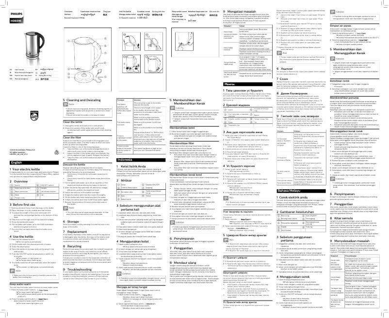Página 1 del manual Manual de usuario Philips Viva Collection HD9316