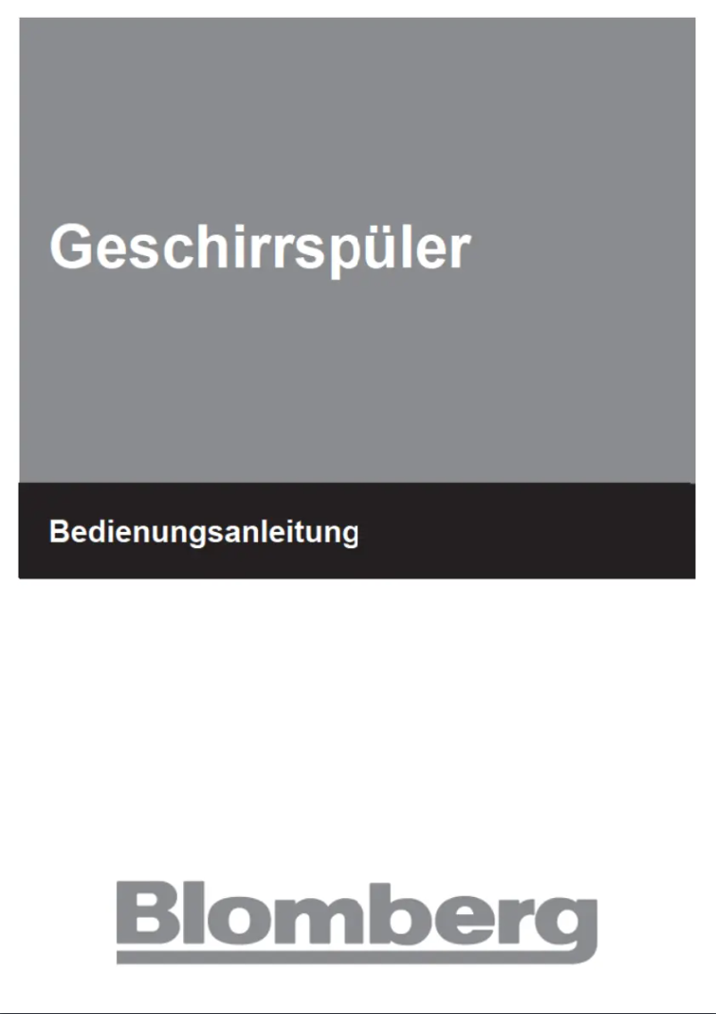 Page 1 de la notice Manuel utilisateur Blomberg GSN 9583 XB30