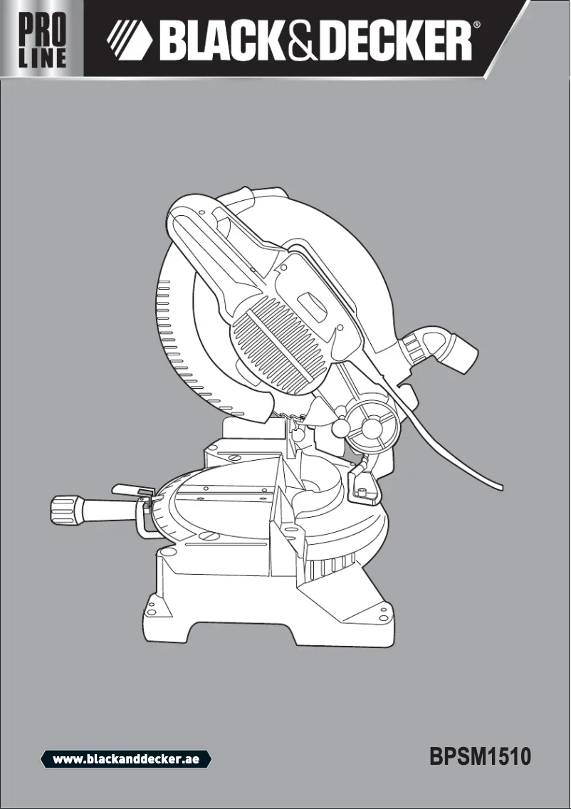 Page n°1 - Manuel utilisateur Black & Decker BPSM1510