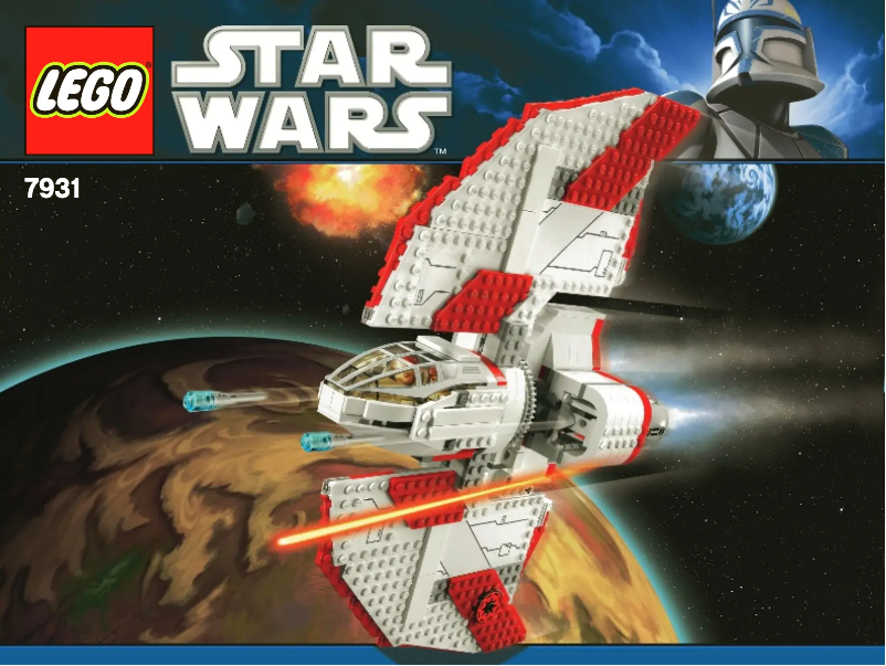Page 1 de la notice Manuel utilisateur Lego T-6 Jedi Shuttle (TM)