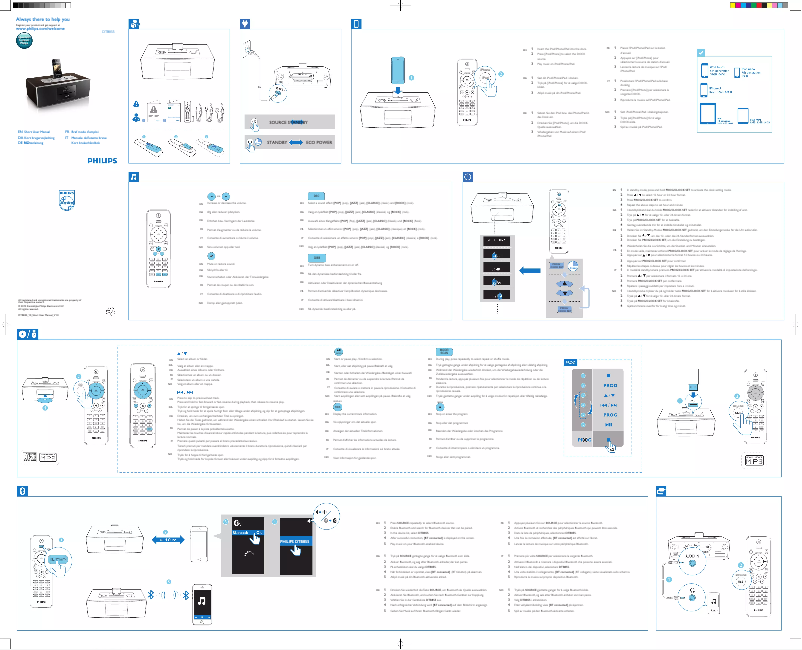 Image de la première page du manuel de l'appareil DTB855