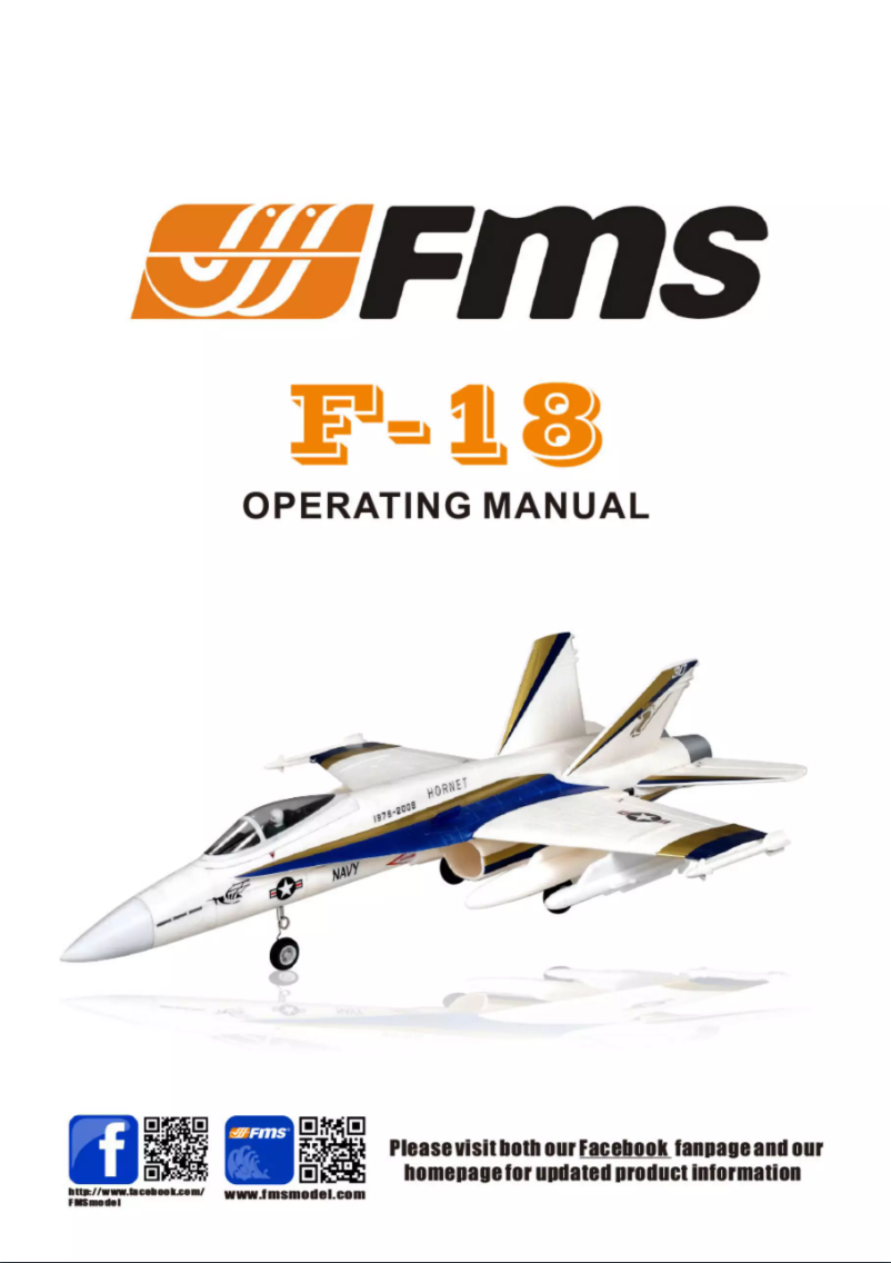 Image de la première page du manuel de l'appareil F18 Vigilantes