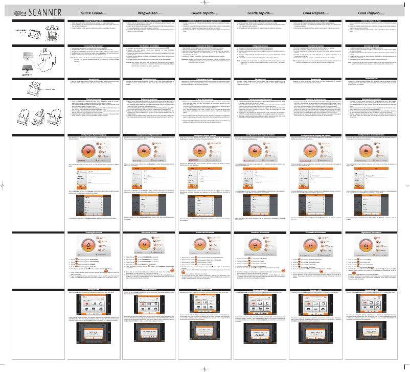 Image de la première page du manuel de l'appareil eScan A280
