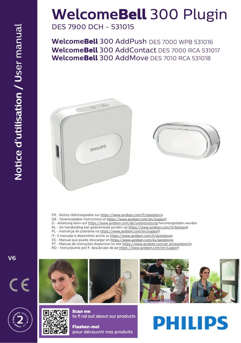 Page n°1 - Manuel utilisateur Philips WelcomeBell 300 Plugin