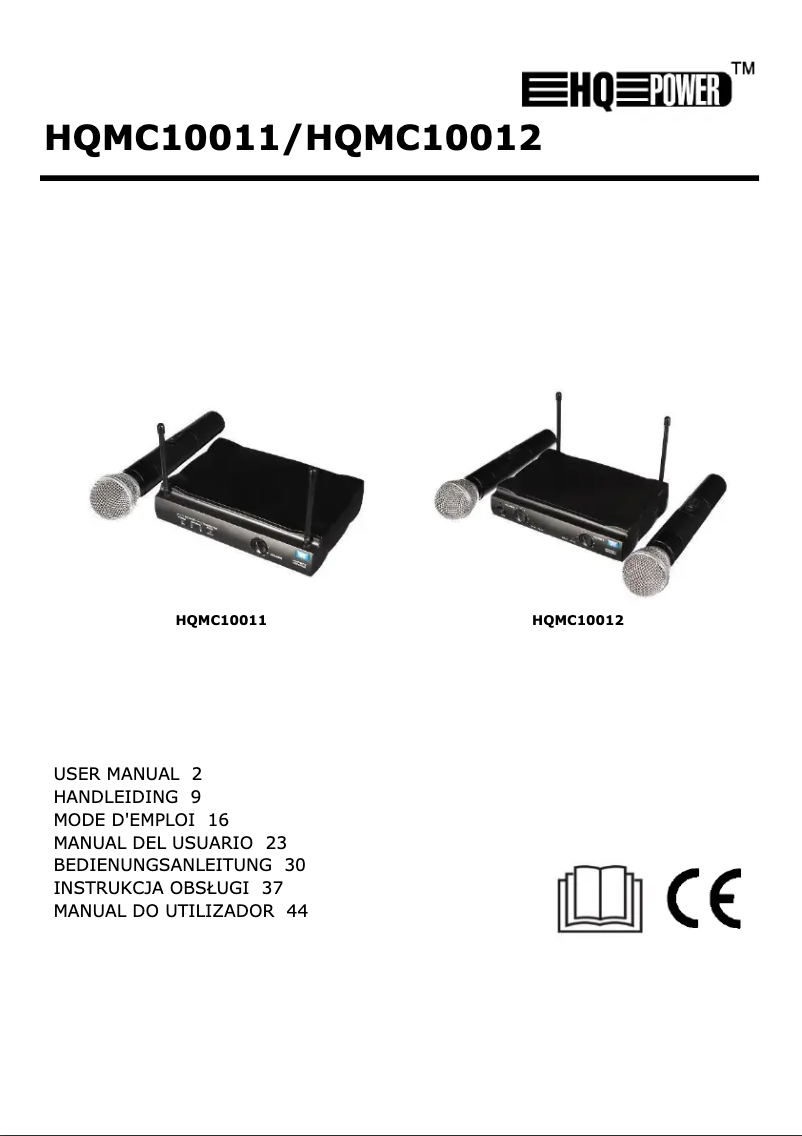 Image de la première page du manuel de l'appareil HQMC10012