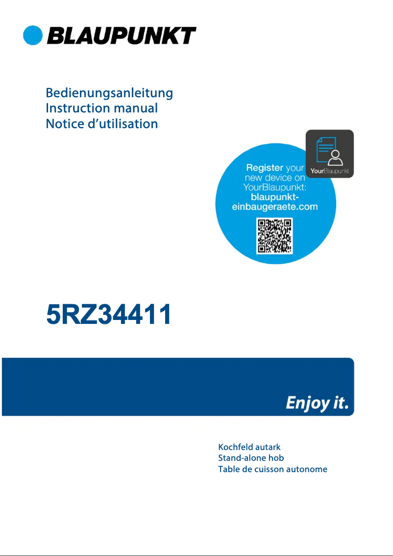 Image de la première page du manuel de l'appareil 5RZ34411AU