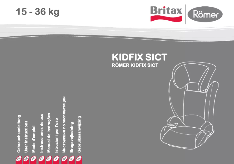 Image de la première page du manuel de l'appareil Kidfix Sict