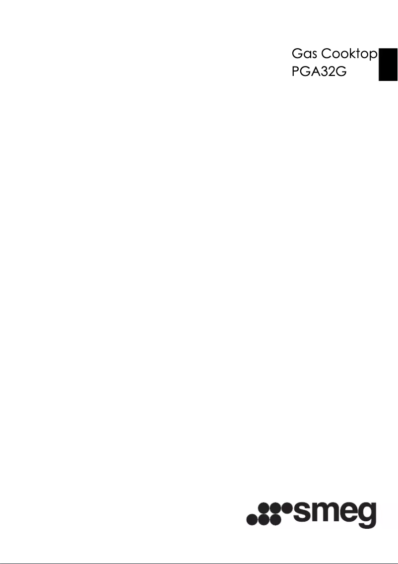 Page 1 de la notice Manuel utilisateur Smeg PGA32G