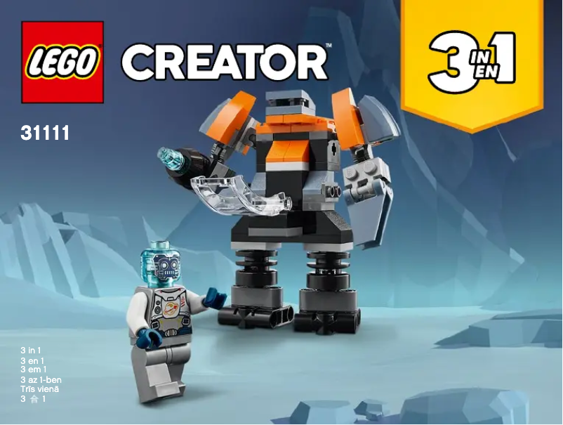 Página 1 del manual Manual de usuario Lego Creator 31111