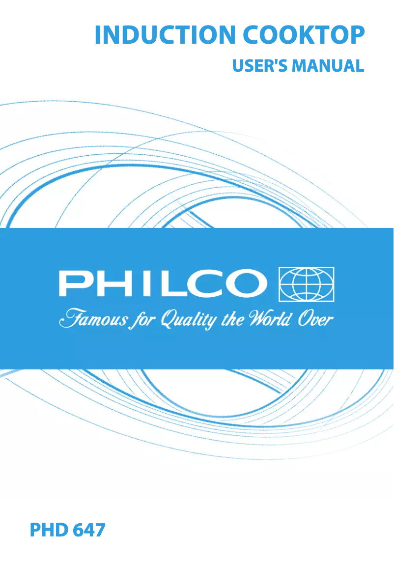 Page n°1 - Manuel utilisateur Philco PHD 647