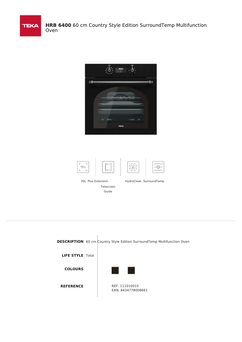 Image de la première page du manuel de l'appareil HRB 6400 ATS