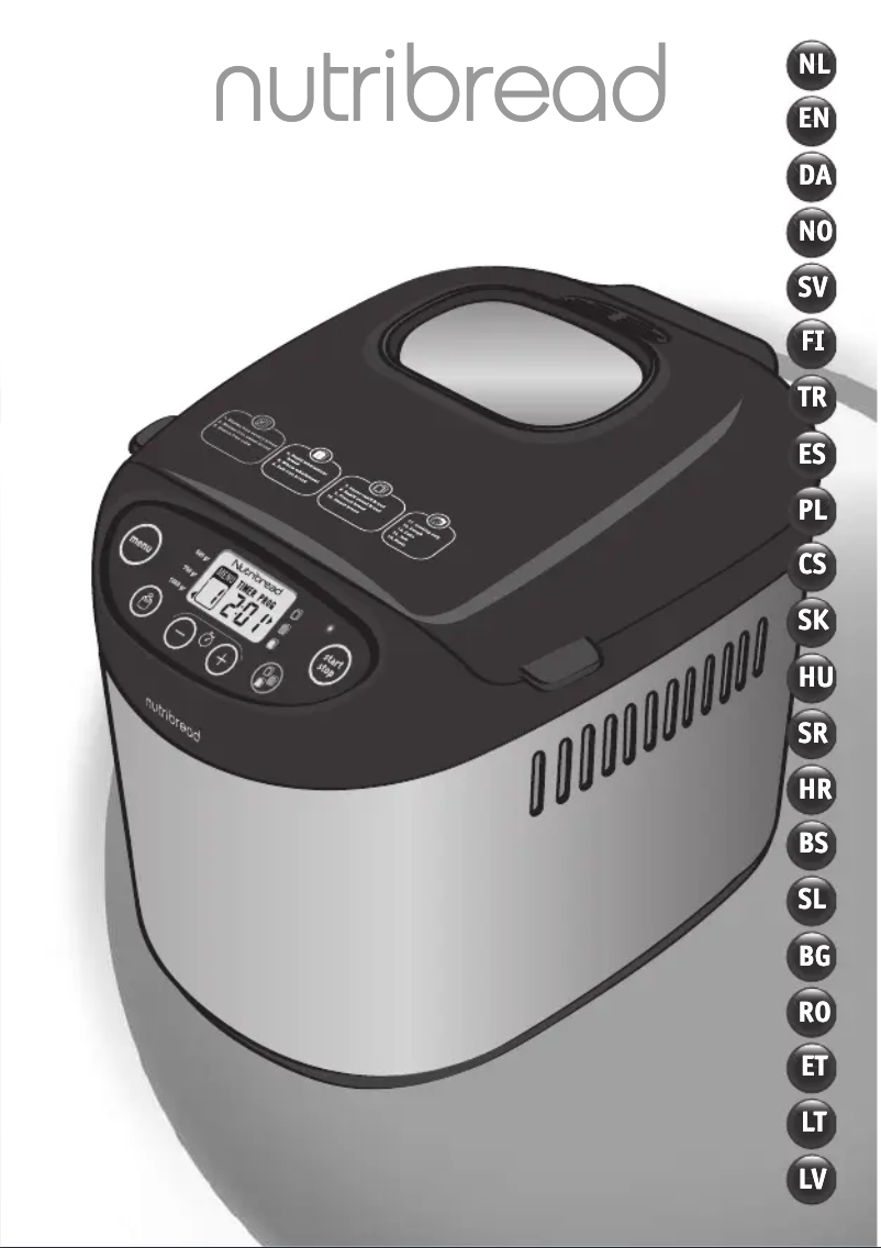 Page 1 de la notice Manuel utilisateur Tefal Nutribread PF311