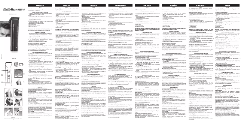 Page n°1 - Manuel utilisateur BaByliss E751E