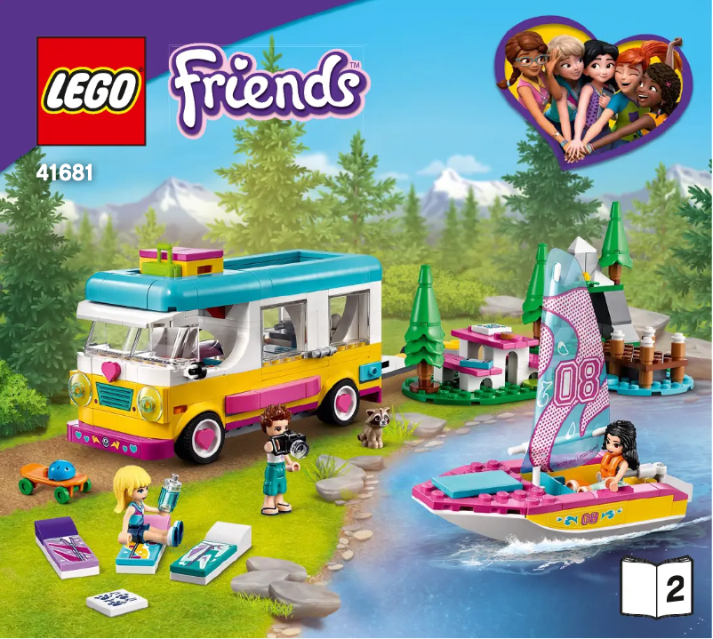 Page 1 de la notice Manuel utilisateur Lego Friends 41681